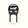 Metal Garden Stakes Outdoor Decor Patio Lawn Ornament Gift