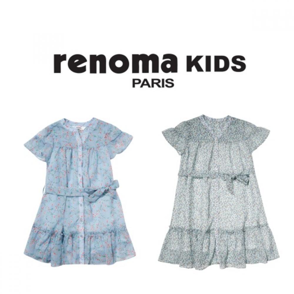 

[Renoma Kids] Renoma Kids Girls Floral Dress Mint Mint/120