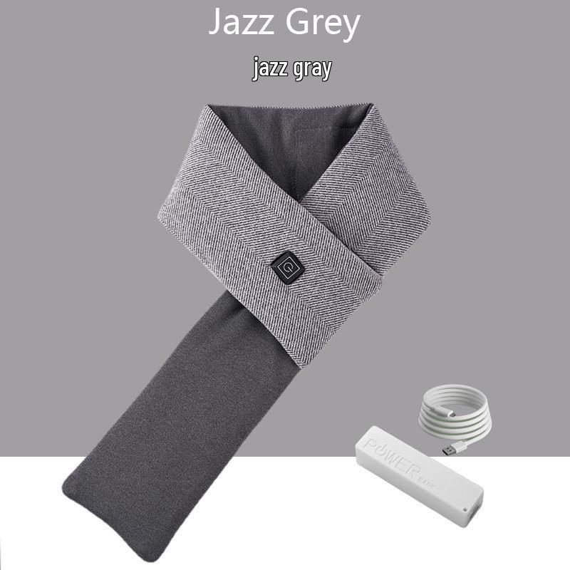 Electric Heated Neck Warmer Scarf: Smart Charging, Unisex, Shoulder Protector & Hot Compress for Winter Comfort
