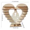 Bruiloft Houten Ornamenten Mr & Mrs Chocolade Stand Display Snoep Cupcake Desserts Houder Home Decor Bruiloft Feestrepen