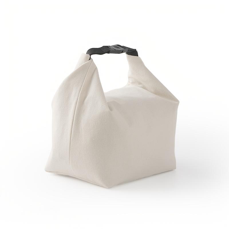 Insulated Lunch Bag Large Capacity Lunch Bag Lunch Tote with Sturdy Handles, White Thermal Food Carrier for School, Office, Picnics & Outdoor