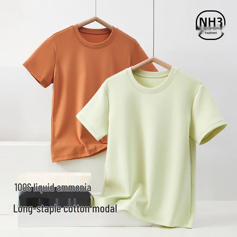 

100-Pack Women s Solid Color Modal T-Shirts - Short Sleeve, Round Neck, Cool Feel XXL (135-150 lbs) синій/сірий колір
