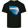 Curled Nicaragua Flag Nicaraguan Day Football Unisexs Light Cotton TShirt