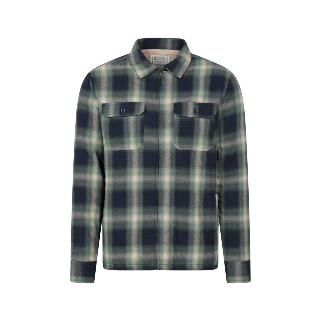 Mountain Warehouse Herren Stream II Flanellgefüttertes Hemd