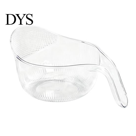 Safe Food Washing Container Multipurpose Rice Bowl, with Ergonomic Handle, PP Silicone Grip Strainer Basket, for Cleaning Vegetables And Fruits Quinoa