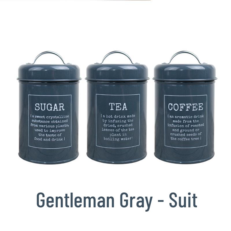 European-Style Sealed Can for Milk Powder, Coffee, Tea, Candy, or Mask Powder - Moisture-Proof with Sealing Ring