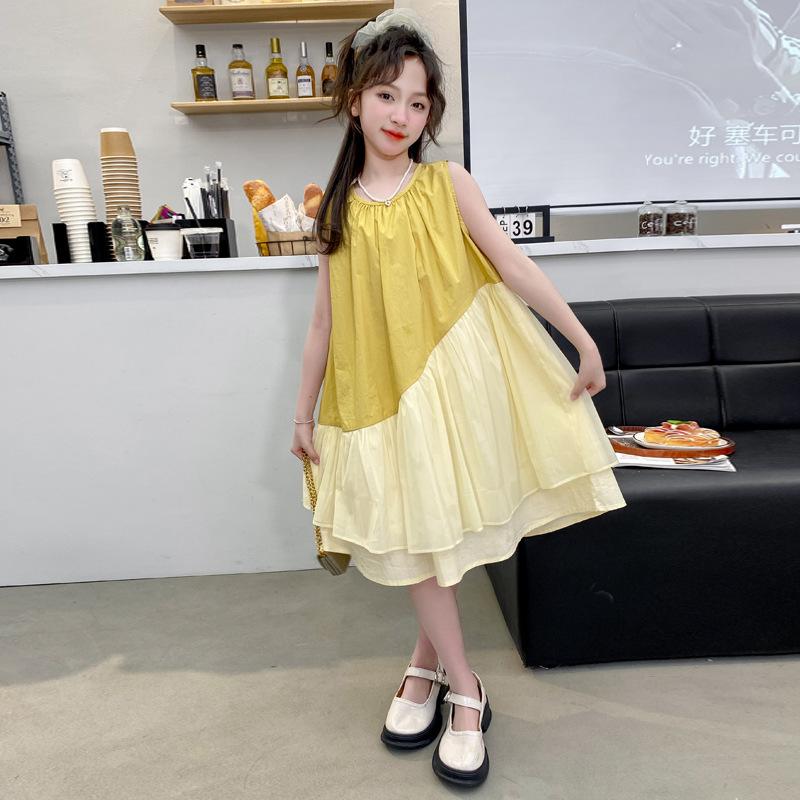 Girls Summer Lightweight Stylish Dress for Big Kids