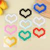 6Pcs Mosaic Heart-Shaped Pixel Heart-Shaped Car Window Decoration Waterproof Headlight And Taillight Decoration Stickers