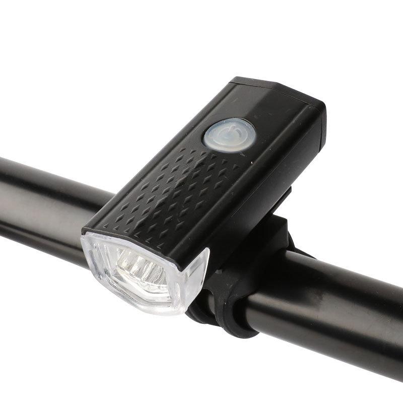 USB Rechargeable LED Bike Headlight - High Brightness for Night Riding