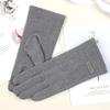 Warm Gloves Three-Line Cycling Rabbit Velvet Men'S And Women'S Fashion Cold-Proof Touch Screen Velvet Outdoor Autumn And Winter Gloves