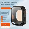 Change To Ultra Full Protector Case for Watch 45 46 44mm Tempered Glass Screen Protector for IWatch Series 10 9 8 7 6 SE 5