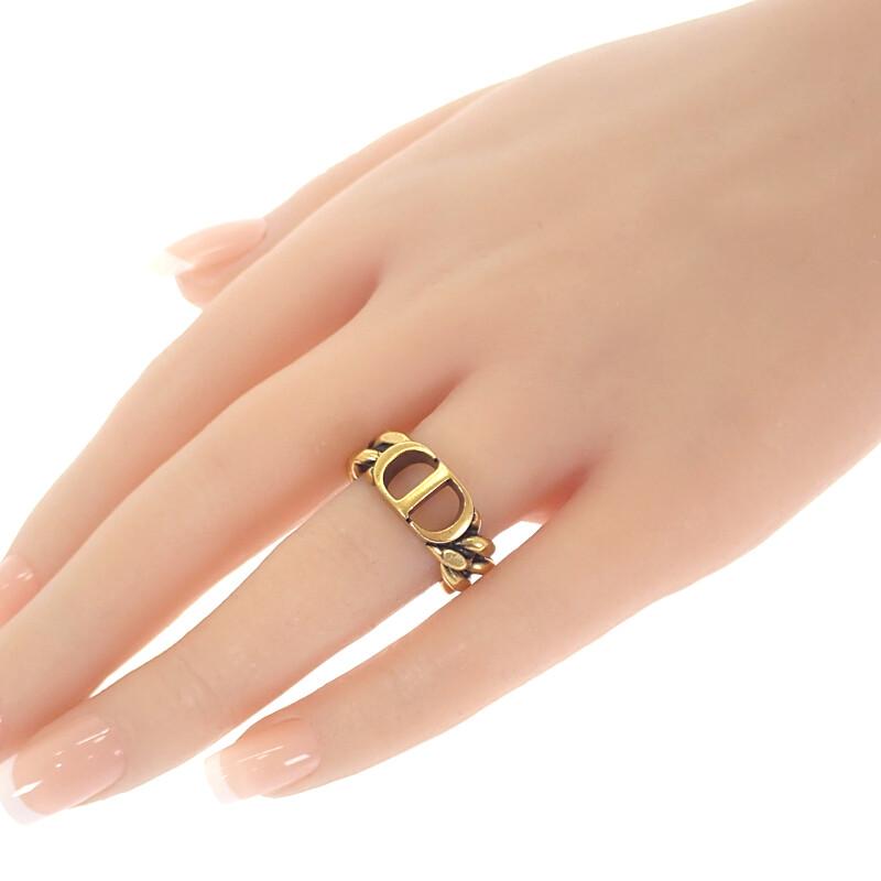 Dior R0939MTGMT #14(JP-Größe) L-Ring Gold Vergoldet Damen