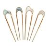 U-Shaped Hairpins, 4-Piece Set, Metal U-Pins for Hair Bun Maker, Japanese Style Hair Accessories, Gold Hair Pins for Updos, Wedding, Party, Ideal