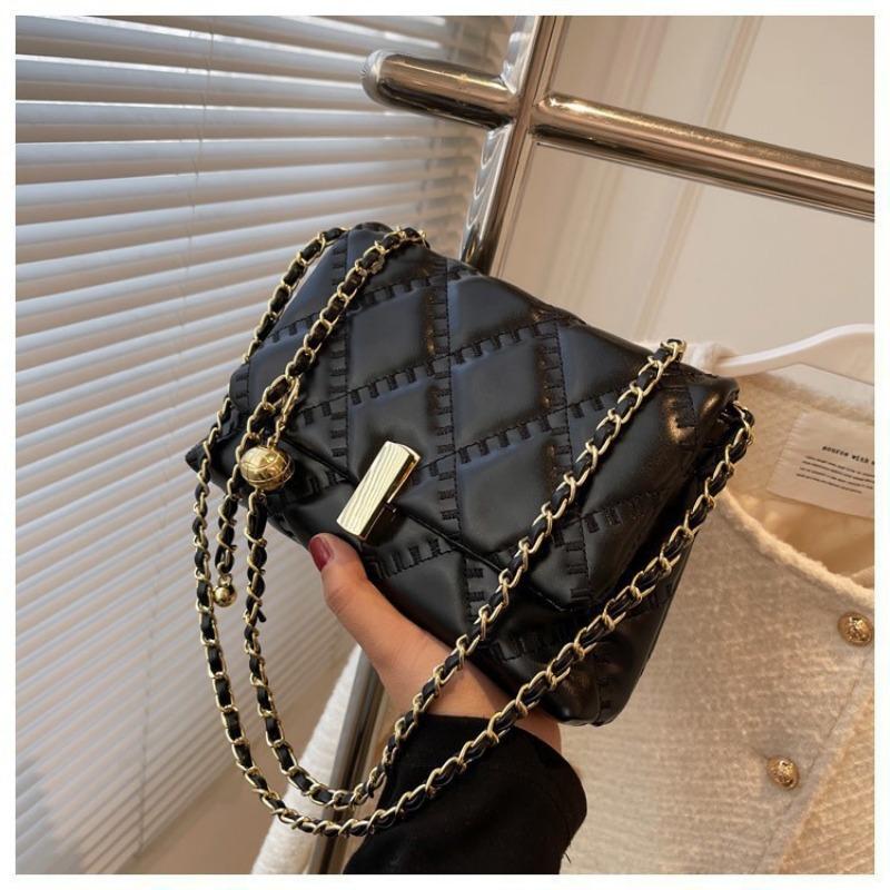 High-quality Single-shoulder Bag, Fashionable and Versatile, Niche Small Square Bag, Commuting Chain Crossbody Bag