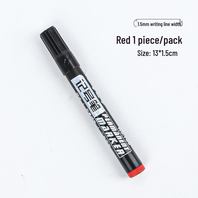 Refillable 700 Extra Bold Oil-Based Marker, Quick-Drying, Large Capacity, Big Tip, Blue/Black Pen