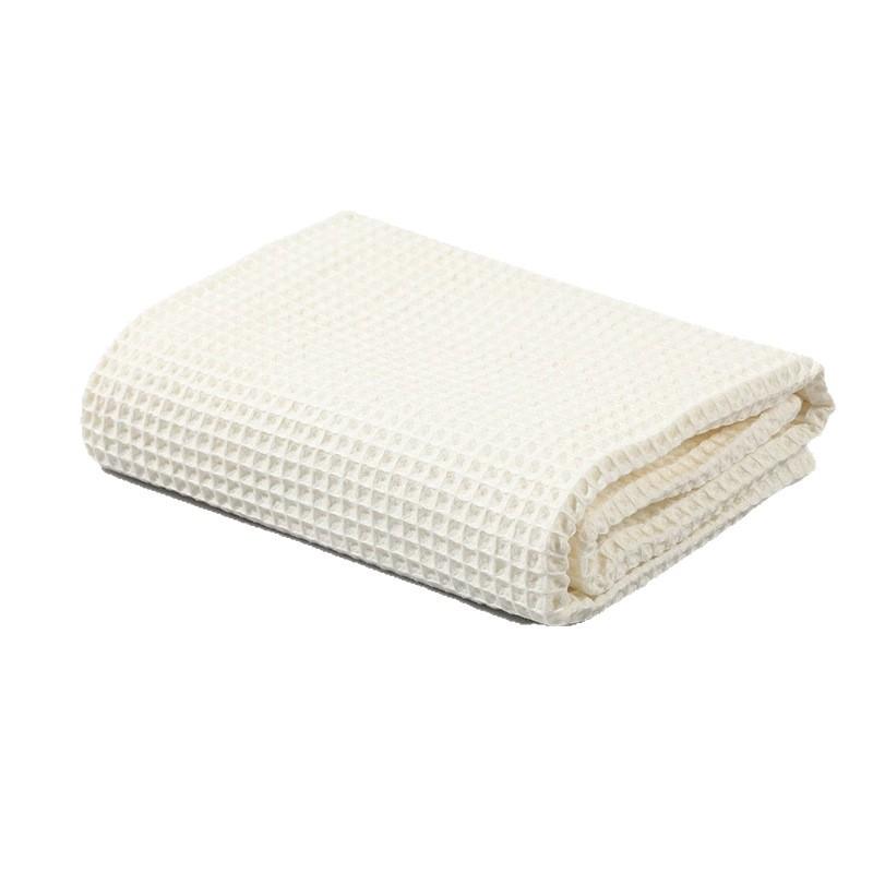 Waffle Baby Blanket Soft Thickened Newborn Quilt Multifunctional Solid Color Bath Towel Blanket