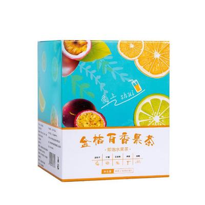 Kumquat Tè al limone e frutto della passione Tè alla frutta e fiori Fette di limone liofilizzato 90g