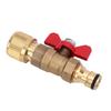 Quarter Turn Ball Valve NPT 3 8 Inch Female to Male Thread Water Pipe Adapter for High Pressure Washer Car Hose