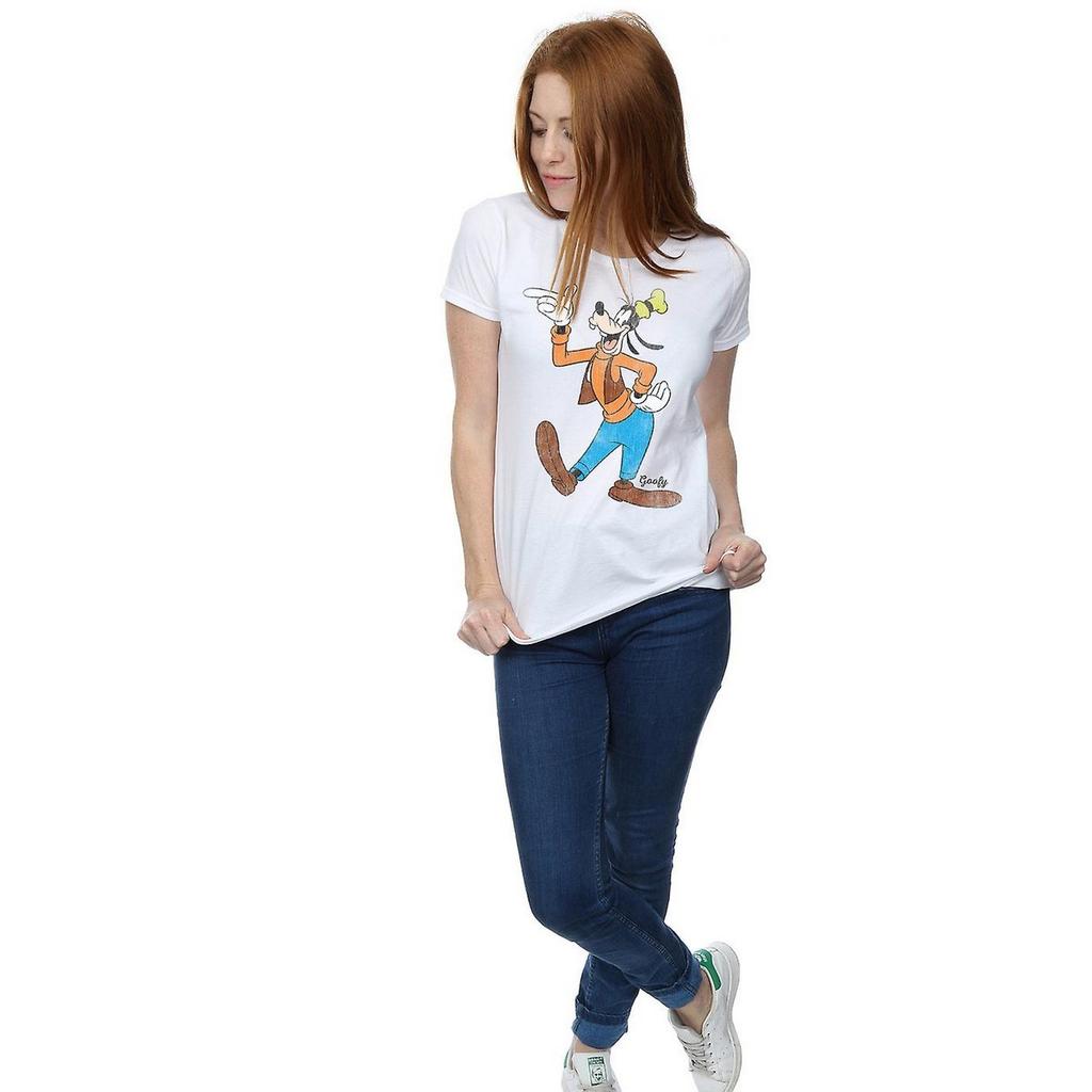 Disney Womens/Ladies Classic Goofy Cotton T-Shirt
