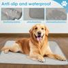 2Pcs Dog Pee Pad Water Absorbent Reusable Pet Training Pad Washable Puppy Bed Floor Mat Diaper Mat Four Seasons Pet Supplies