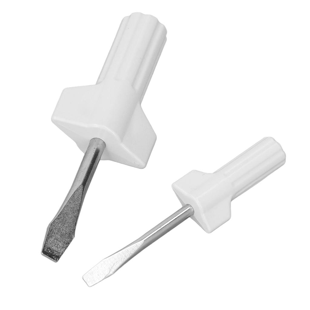 4 Pieces Slot Screwdrivers Plastic Handle Stainless Steel Multifunctional Screwdriver Set for Home