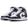 Jordan 1 Mid White Metallic Gold Obsidian GS 554725-174