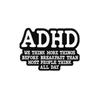 Spilla Smaltata Autismo ADHD Neurospicy Consapevolezza Autistica Puzzle Spille Salute Mentale Badge per Risvolto Zaino Gioiello Regalo per Amici