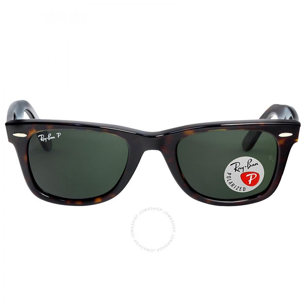 

Ray Ban Original Wayfarer Classic Polarized Green Classic G 15 Unisex Sunglasses RB2140 902 58 50