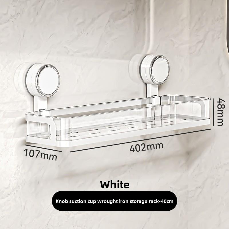 Scaffale portaoggetti per bagno, Scaffale portaoggetti da parete per bagno senza fori, Lavabo multifunzionale, Scaffale per bagno