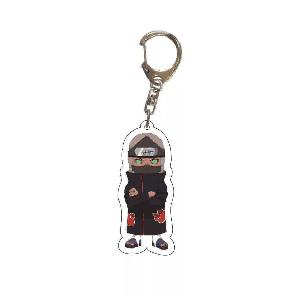 Llavero acrílico de Anime Naruto, accesorio, llavero de dibujos animados de Uzumaki Naruto