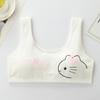 Anime Series Kitty Young Girl Vest BH Pubertet Pure Cotton Student Undertøy Sett Clean Health Jenter Feriegave