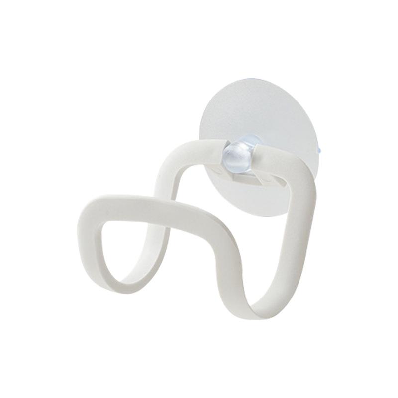 Japanese U-Shaped Suction Cup Sink Sponge Rack: Multi-functional Kitchen & Bathroom Storage.