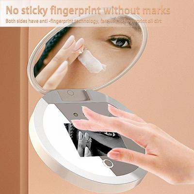 Cámara UV Visualiza Maquillaje Espejo Facial con Luces para Protector Solar Portátil Luz LED Espejo de Maquillaje Cosmético