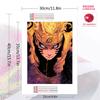 Naruto Uzumaki Pattern  3pcs 100% Round Full Drill 5D DIY Diamond Painting Embroidery Cross Stitch Rhinestone Décor