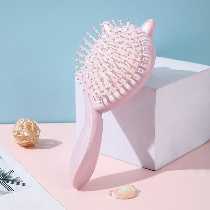 1 ks Nový hřeben s airbagem pro koťátka Roztomilý kreslený dětský masážní hřeben Hřeben na kudrnaté vlasy Hřeben na rovné vlasy Barevný hřeben se vzduchovým polštářem