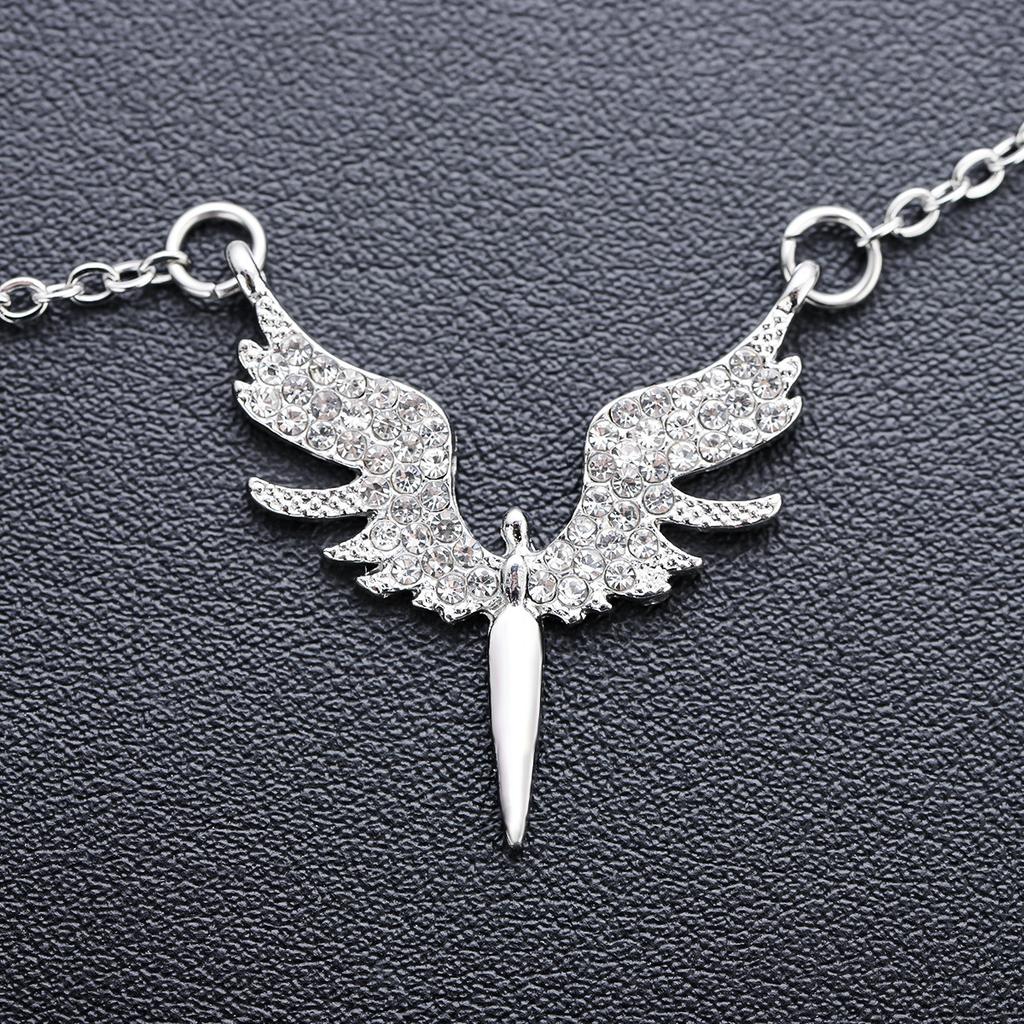 New Creativity Angel Wings Unique Design Pendant Necklace Classic Accessories All-match Personality Clavicle Chain Charm Jewerly