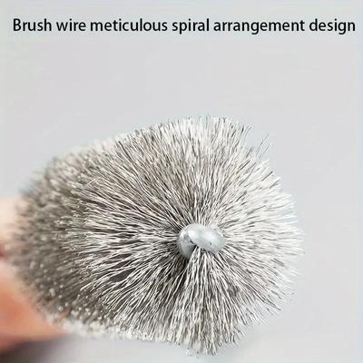 Wire Brush, Stainless Steel Brush, Sanding Wire, Pipe Brush, Hexagonal Rod Gun Polishing Deburring Wire Pipe Brush, Pipe Brush,