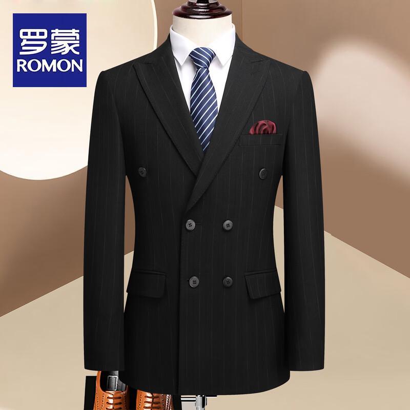 ROMON Men's Autumn Business Three-Piece Suit Set