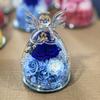 Preserved Rose Forever Flower in Glass Angel Figurines, Flowers for Delivery, Gifts for Mom Birthday Gifts for Women Mom Grandma Wife Friends