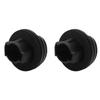 2 Sets Fuel   Filler Door   - OE Standard ABS Black Replacement for   and   -     and Easy Installation