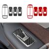 Kohlefaser Fensterheber Bedienfeld Aufkleber Abdeckung Verkleidung Modifikationsaufkleber Auto Innenzubehör Für Jaguar XF 2008—2015