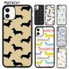 Dachshund Sausage Dog Beautiful Phone Case For iPhone 17 Air 16 15 14 Plus 12 13 Pro Max Shell Cover Coque