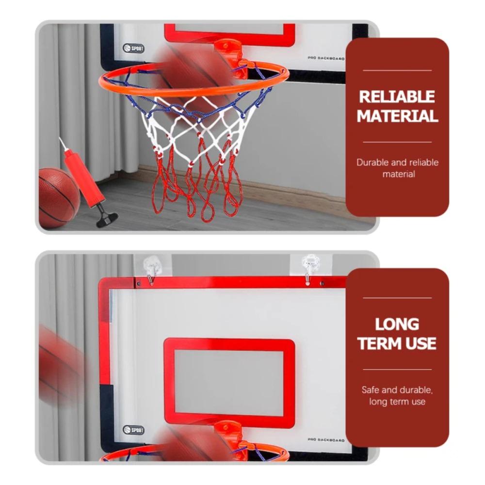 Safety Indoor Basketball Hoop Set Backboard Portable Basketball Hoop Toys  Home Exercise