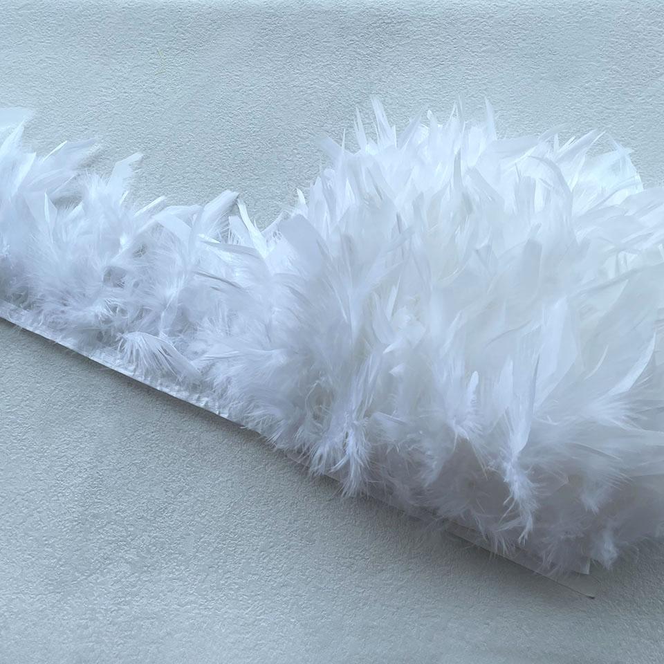 Marabou Feathers Trim 10yards 10-15cm Fringe Ribbon for Wedding Party Clothing Dress Decoration Accessories Sewing Plumes