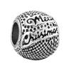 Christmas Series Alloy Santa Claus Beads For DIY pulsera Bracelet necklace accessories Women Fine Jewelry Gifts