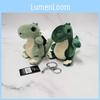 Adorabile Portachiavi Accessorio Dinosauro Peluche Verde Morbido Carino Giocattolo Morbido Regalo