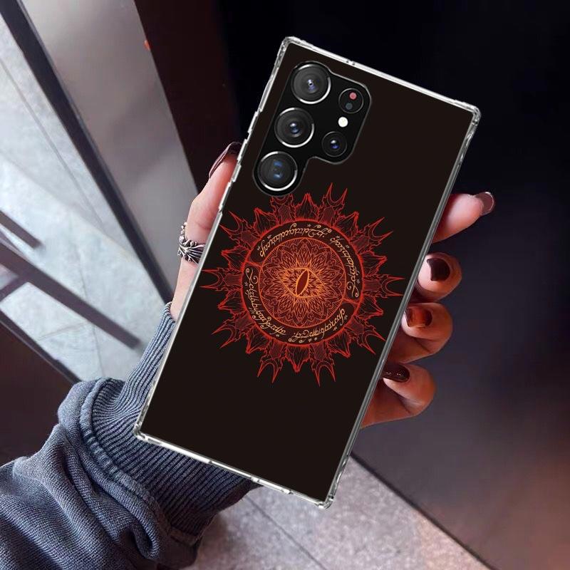 The L-Lord of The R-Rings Phone Case For Samsung Galaxy S23 S24 S25 Edge S26 Ultra S22 + S21 Plus S20 FE Cover Silicone Print Sh