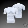2024PRO Men's Fitness Quick-Dry Bodybuilding T-Shirt - Breathable, Tight Abdomen Shaping, Short Sleeve.