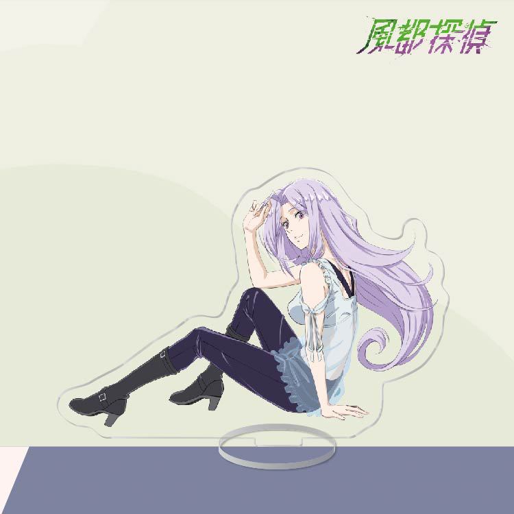 Anime akrila statīvs darbības figūras rotaļlieta Futo detektīvs PVC lāzera darbvirsma Hidari Shotaro statīvs modelis rotaļlietas dāvana