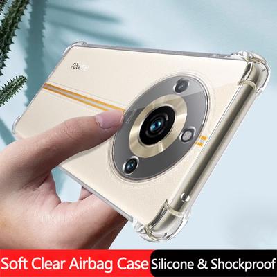 Air Bag Anti-Knock Soft Crystal Clear Transparent TPU Silicone Case Phone Cover For Realme 10 11 Pro+ 5G Realme 11 Pro Plus 11Pro+ 5G